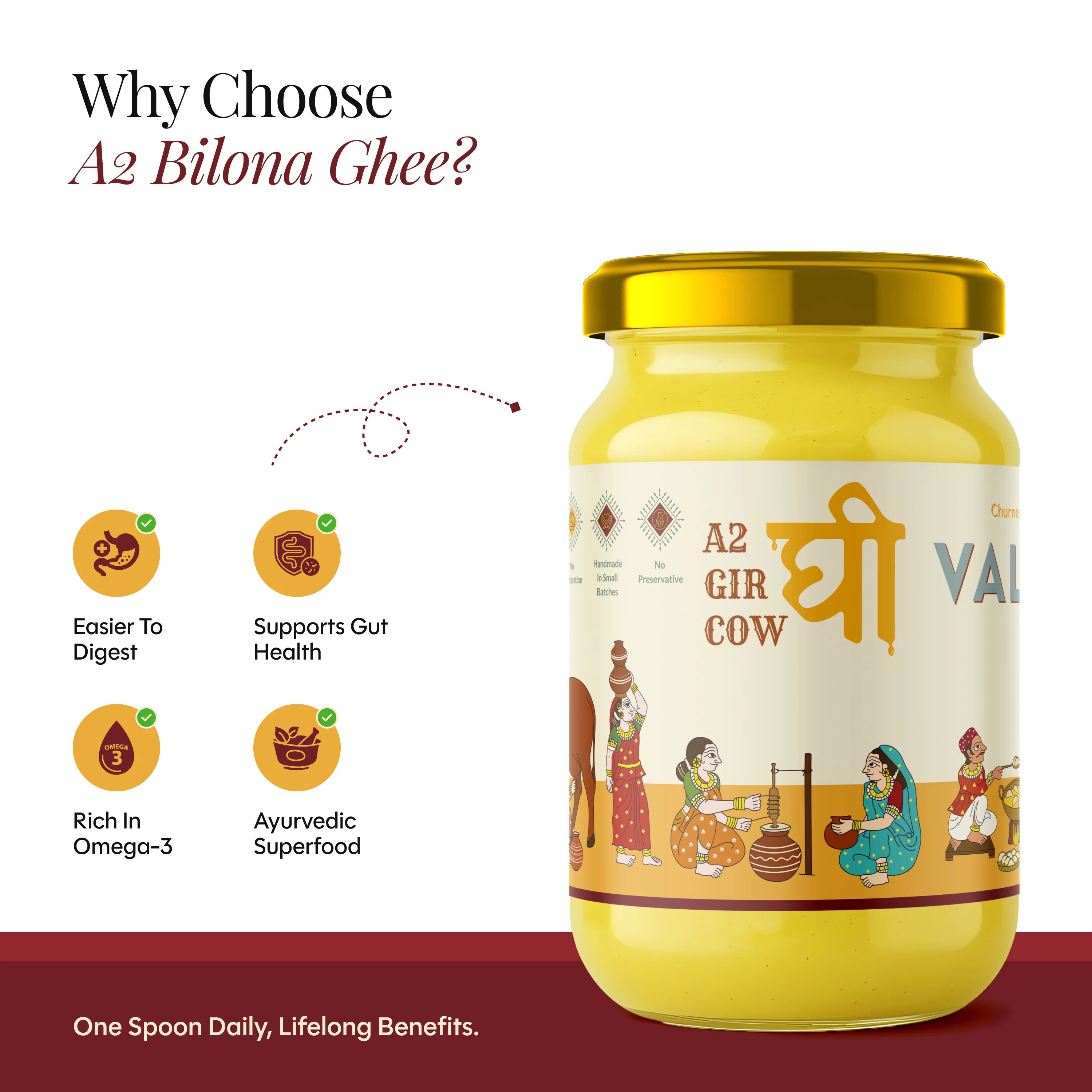 Valonu A2 Cow Ghee