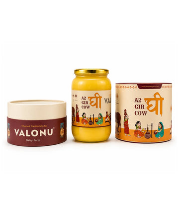 Premium food-grade plastic-free glass jar for best A2 cow ghee in India