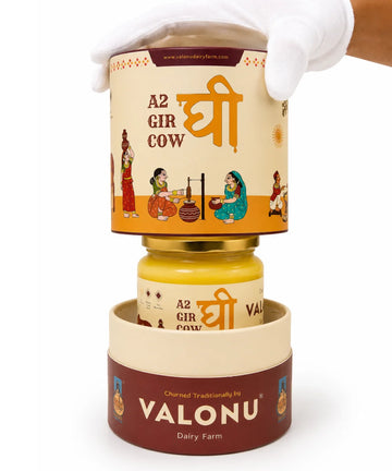 Shock-absorbent multi-layer air cushion packaging to buy A2 cow ghee online safely