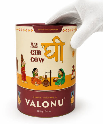 Heavy-duty outer corrugated box protecting pure A2 desi cow ghee during delivery